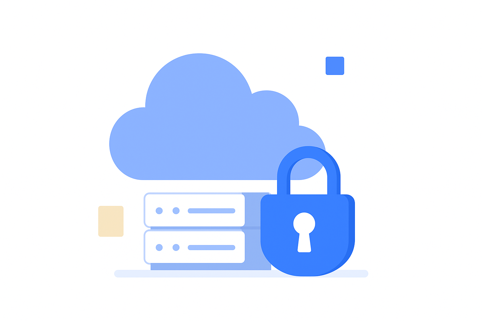 Cloud SSL Security Illustration